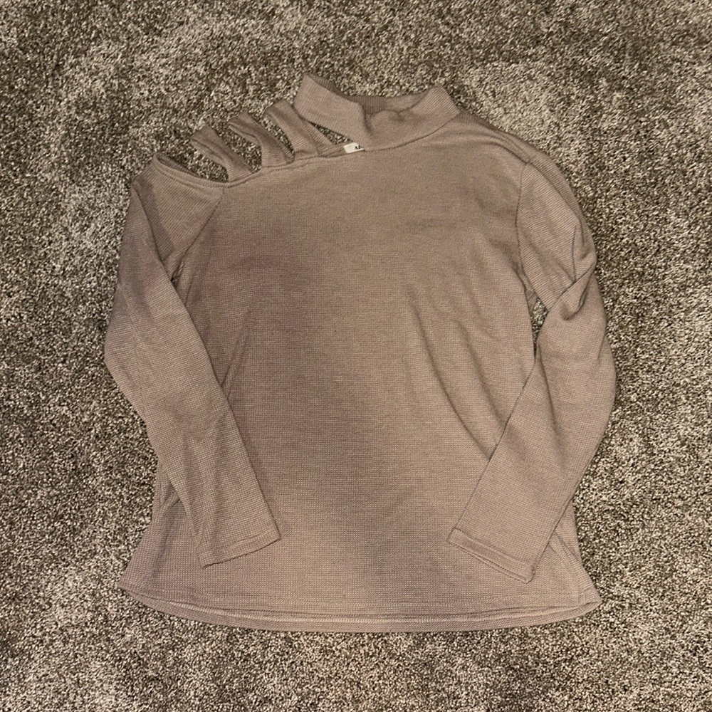 ADORA Long Sleeve Tee‎ - Taupe